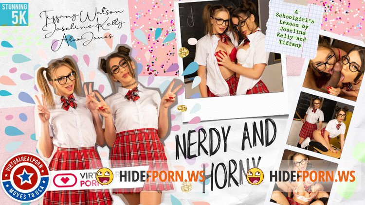 VirtualRealPorn.com - Joseline Kelly, Tiffany Watson - Nerdy and horny [UltraHD 4K 2160p]
