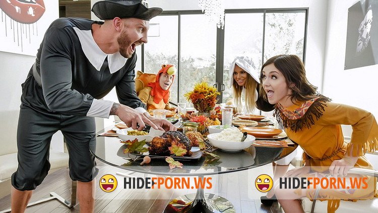 FamilyStrokes.com/TeamSkeet.com - Brooklyn Chase, Rosalyn Sphinx - Thanksgiving Snatch Stuffing [HD 720p]