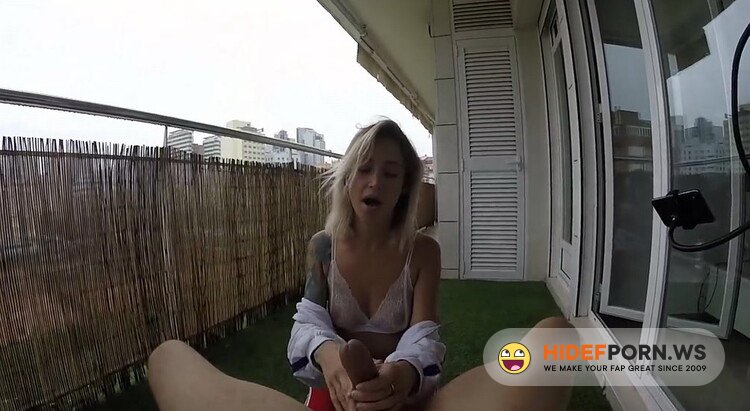Manyvids.com - owiaks - Great Blowjob and Handjob with Big Cumshot, POV in Public [HD 720p]