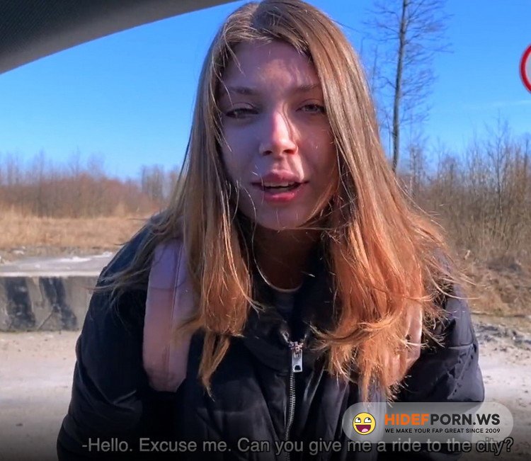 MihaNika69.com - MihaNika69 - Cute Girl-hitchhiker Agreed to Give a Blowjob for Money [FullHD 1080p]