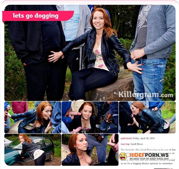 OnADoggingMission.com/ Killergram.com - Candi Blows - Lets Go Dogging [HD 720p]