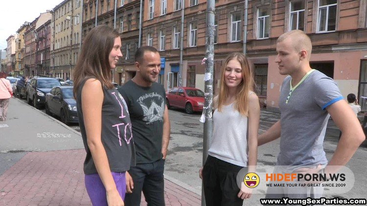 YoungSexParties - Inna & Argentina - Guys Fuck Their Girlfriends Together [HD 720p]