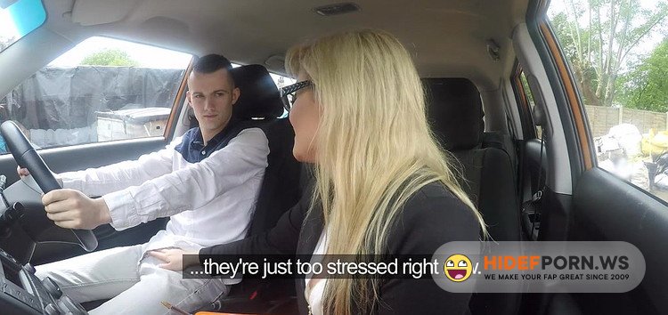 FakeDrivingSchool - Katy Jayne - Nerves calmed by fucking examiner [FullHD 1080p]