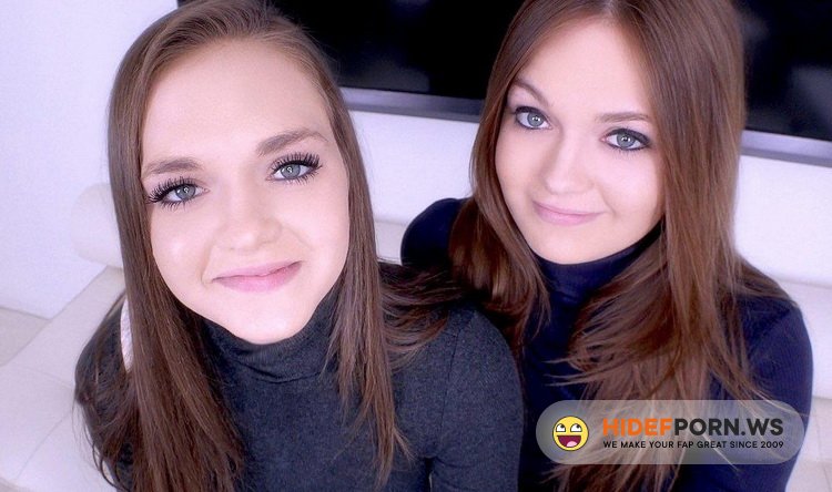 AmateurAllure.com - Joey White, Sami White - Amateur Allure Welcomes TWIN SISTERS Joey and Sami White to Give POV Blowjob and Swallow Cum [FullHD 1080p]