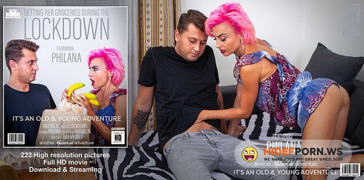 Mature.nl - Philana (49) - Milf Philana gets her groceries from a horny toyboy during the lockdown [HD 1064p]