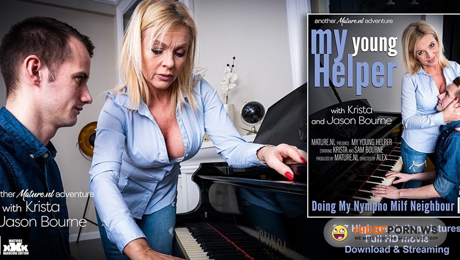 Mature - Krista E 48 - Helping Out His Milf Neighbor Is Something He Loves To Do [2021/FullHD]