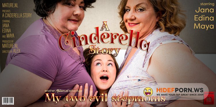 Mature.nl - Edina (53), Jana (59), Maya (23) - Two BBW stepmoms use teeny babe Maya for all of their chores and more [HD 1046p]
