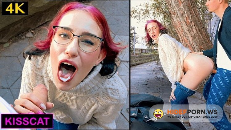Porn.com - KISSCAT - KISSCAT love Breakfast with Sausage - Public Agent Pickup Russian Student for Outdoor Sex 4k [FullHD 1080p]