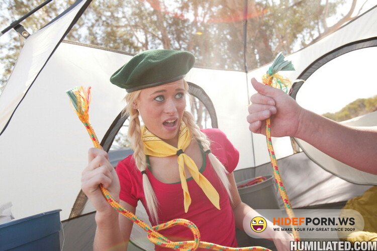 Disgraced18.com/Humiliated.com/PornPros.com - Rebecca Blue - Girl Scout Rebecca Pitches Tents [HD 720p]