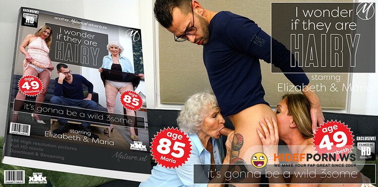 Mature.nl - Elizabeth (49), Maria (85) - A hairy granny threesome goes extremely wild [FullHD 1080p]