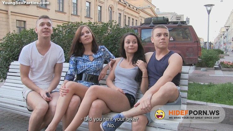 YoungSexParties.com - Aria, Nicole - Making selfies and fucking [FullHD 1080p]