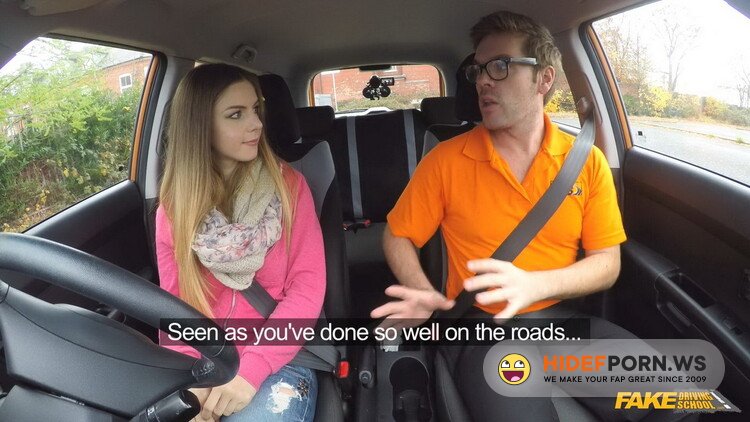 FakeDrivingSchool.com - Stella Cox - Italian Student Seduces Instructor [FullHD 1080p]