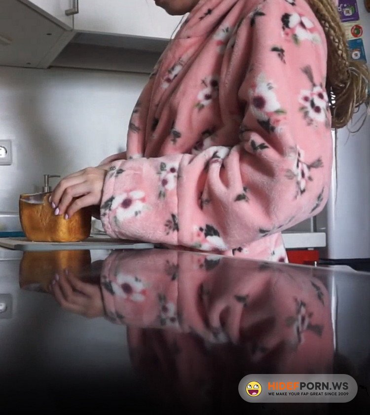 Porn.com - Tenori Taiga - FUCKED his WIFE in the Kitchen after Work and CUM ON HER ASS [FullHD 1080p]