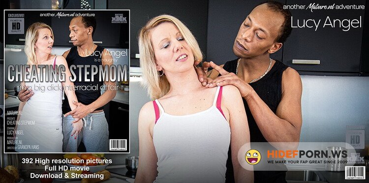 Mature.nl/Mature.eu - Lucy Angel - Horny MILF seduces her black son in law with his big dick [FullHD 1080p]