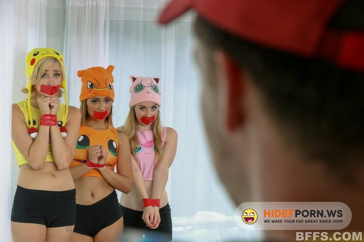 BFFS.com - Jaye Summers, Haley Reed, Daisy Chainz - Poke Man Go [FullHD 1080p]