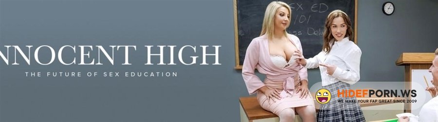 InnocentHigh - Sophia Deluxe, Diana Grace - Hands On Sex Ed Class [2021/HD]