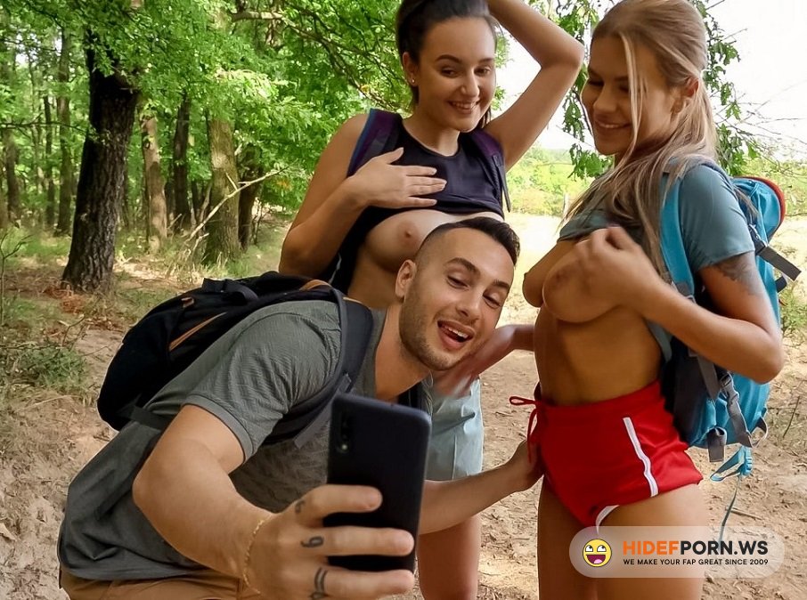 Amateurporn.cc - Zlata Shine, Samantha Sparkle - Threesome Sex On Nature [FullHD 1080p]