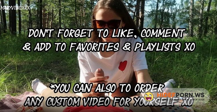 Modelhub.com - Maryvincxxx Aka Maria Romanova - Public Blowjob Hot Sex with Cute Teen in the Park [FullHD 1080p]
