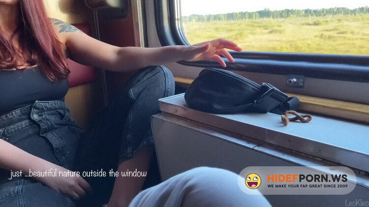 ModelHub.com - LeoKleo - Blowjob And Sex On The Train From A Girl In The Carriage With Conversations [UltraHD 4K 2160p]
