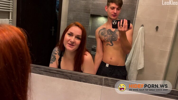 ModelHub.com - LeoKleo - Fucked Redhead With Wife In The Bathroom And Facialized [UltraHD 4K 2160p]