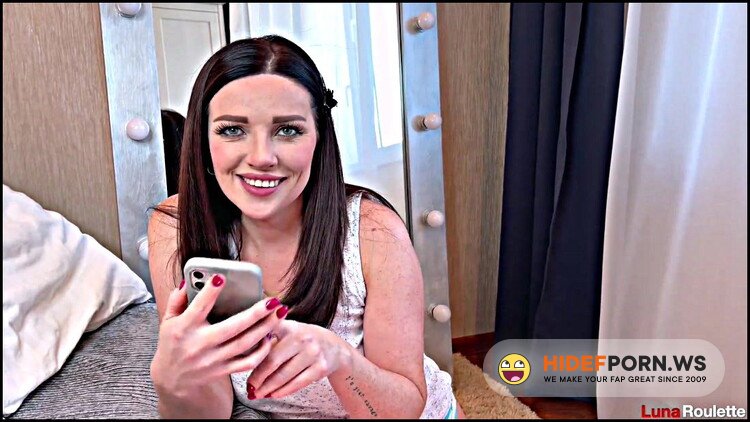 ModelHub.com - Luna Roulette - Sloppy Blowjob A Lot Of Cum On Face [FullHD 1080p]