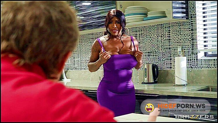 BigButtsLikeItBig.com / Brazzers.com - Ebony Mystique - Stuck In The Booty With You [HD 720p]