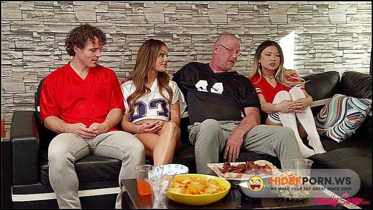FamilySwap.XXX/Nubiles-Porn.com - Aila Donovan, Lulu Chu - Super Sunday With My Swap Family (S2:E5) [FullHD 1080p]