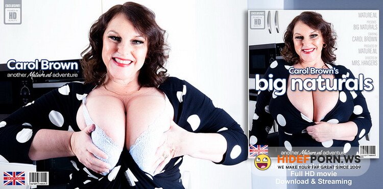 Mature.nl - Carol Brown (EU) (54) - Naturally big breasted Carol Brown shows off her beautiful dress, and then some [FullHD 1080p]