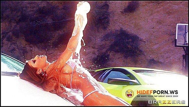 PornstarsLikeItBig.com/ Brazzers.com - Rachel Starr & Madison Ivy & Monique Alexander & Kirsten Price - Carwash Day! Bubble Butts and Sudsy Sluts [FullHD 1080p]