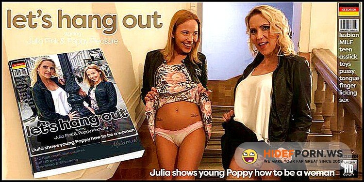 Mature.nl/Mature.eu - Julia Pink, Poppy Pleasure - Milf Julia Pink is showing young Poppy how to become a woman [FullHD 1080p]