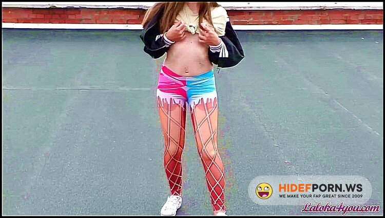 ModelHub.com - Laloka4you - Cute Babe Blowjob Big Dick - Cum In Mouth On The Roof POV [FullHD 1080p]