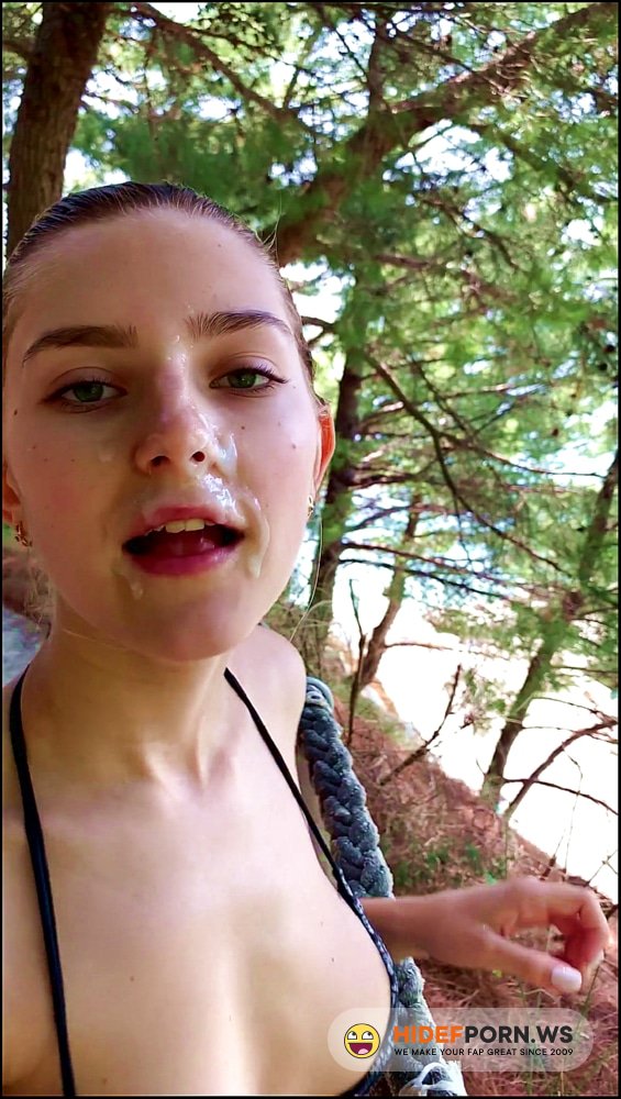 ModelHub.com - Eva Elfie - Watch My first public blowjob - almost caught with cum on my face [UltraHD 4K 2160p]