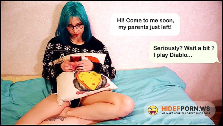 OnlyFans.com - MySchoolLife - A nerdy teen girl invitations a classmate to his home while her parents were away [FullHD 1080p]
