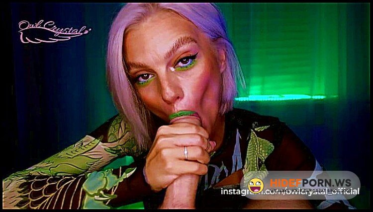 Modelhub.com - Owl Crystal - Slobbery blowjob from green dragon [FullHD 1080p]
