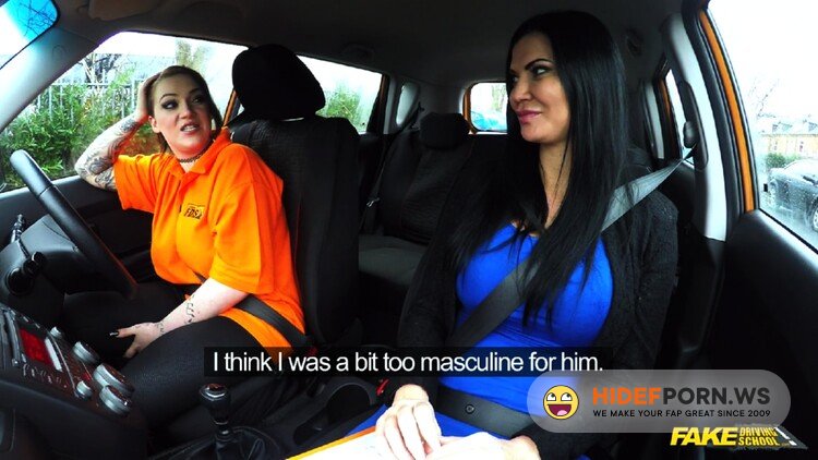 FakeDrivingSchool.com - Jasmine Jae, Harmony Reigns - Busty Ex-con Eats Examiners Pussy [FullHD 1080p]