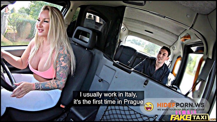 FemaleFakeTaxi.com/FakeHub.com - Jarushka Ross - Fucked Hard in White Leggings [FullHD 1080p]