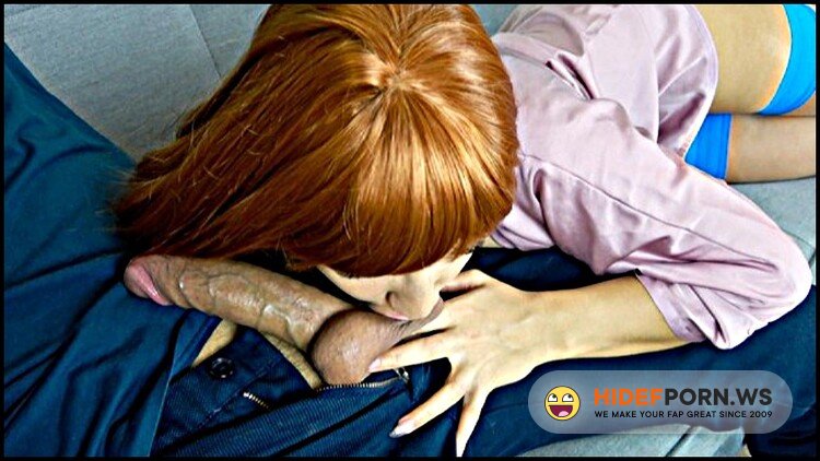 Onlyfans - Kriss Kiss - Redhead slut gets Cum in mouth Deep Blowjob [FullHD 1080p]