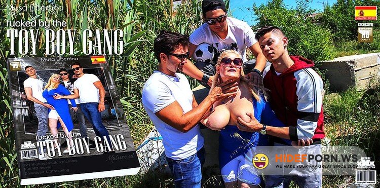 Mature.nl - Musa Libertina (EU) (54) - Mature Musa Libertina gets fucked by four toy boys at once [FullHD 1080p]
