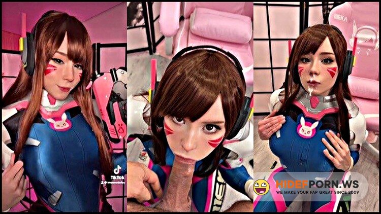Onlyfans.com/Modelhub.com - Sweetie Fox - Girl Cosplay D.Va from Overwatch and Sucks Dick till Facial [FullHD 1080p]