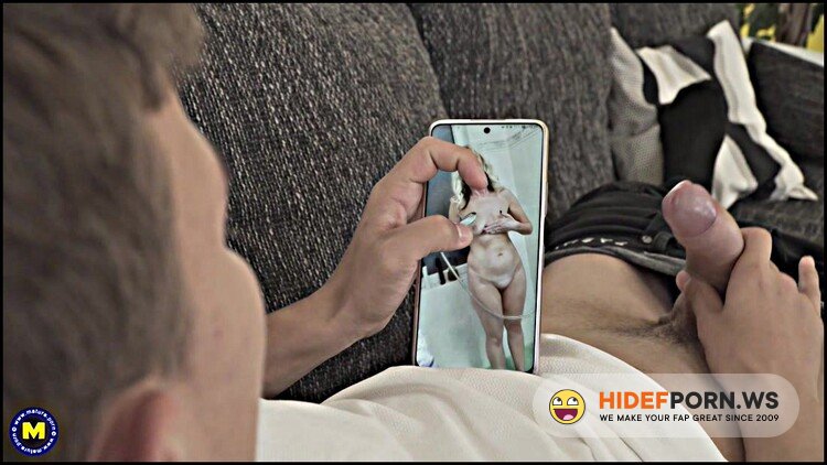 Mature.nl - Big Nick (18), Ella O. (58) - Horny toyboy fucking his stepmom Ella with his big dick after she catches him masturbate [FullHD 1080p]