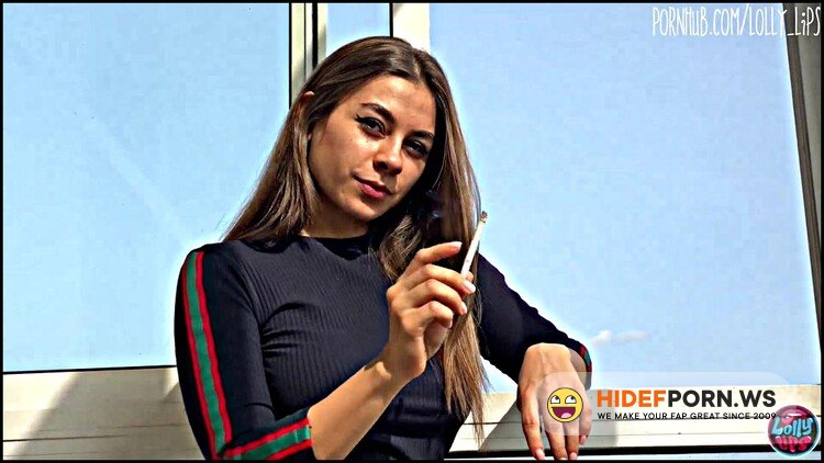 Modelhub.com - Loly Lips - Sexy girl smoke cigarette on terrace and after this start fuck [FullHD 1080p]