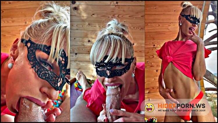 Onlyfans/Modelhub - Saliva Bunny - Masked blonde Saliva Bunny loves to suck a big dick and deepthroat a lot  She shows her feet too [FullHD 1080p]