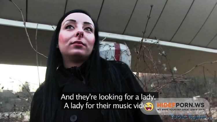 PublicAgent.com - Morticia Submi - p1285 rock chick gets fucked outside in public place [HD 720p]