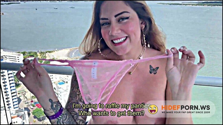 Modelhub - Sara Blonde - Hot blowjob deep throat and swallow the cum with sea view in Cartagena [FullHD 1080p]