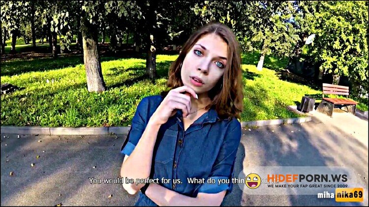 Porn - MihaNika69 - My first casting and my easies [FullHD 1080p]