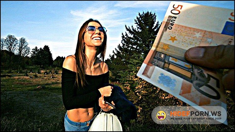 Modelhub - Mia Bandini - Hot babe sucks strangers dick for extra money in public [FullHD 1080p]