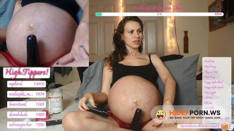Chaturbate.com - Nessalovesyoumore - Pregnant Camshow 3 [FullHD 1080p]