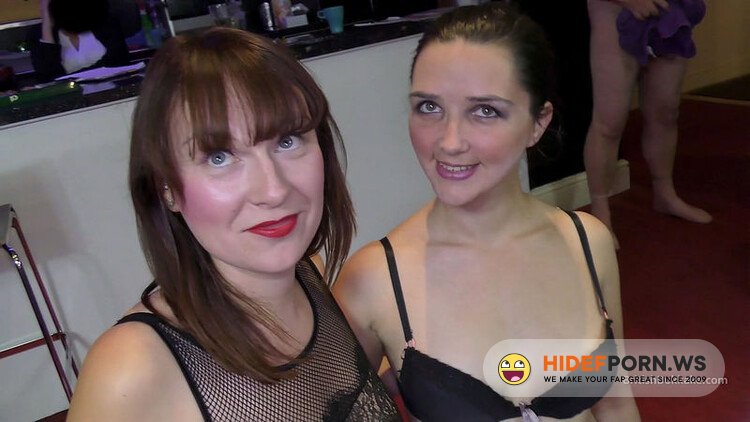 BritishBukkake - Pixie, Cherri - Soaking the faces of Pixie and Cherri with cum [FullHD 1080p]