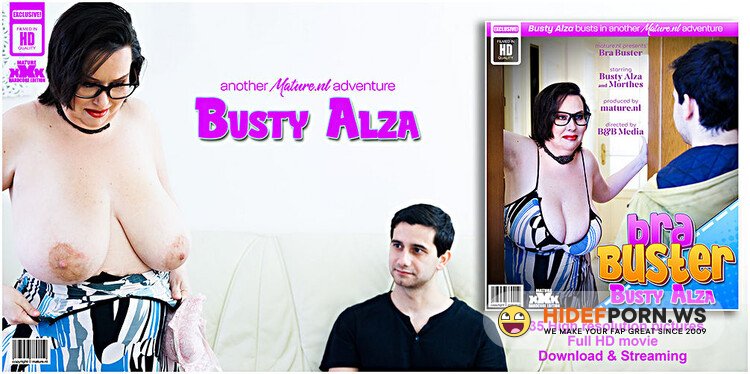 Mature.nl - Busty Alza (36), Morthes (25) - Curvy Milf Busty Alza with her big natural saggy tits is doing a young bra salesman [FullHD 1080p]