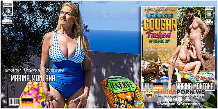Mature.nl - Marina Montana (EU) (55), Stefan Steel (36) - Big breasted cougar Marina Montana gets fucked at the poolside under the hot sun [FullHD 1080p]